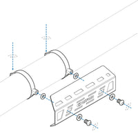 oxford motorcycle exhaust heat shield adventure