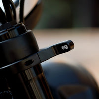oxford fork mounted dark turner motorcycle turn signals