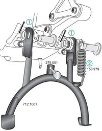 Hepco & Becker Centerstand Aprilia Pegaso Trail 650