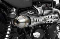 zard exhaust 2 1 conical high system triumph street scrambler 2017 2019