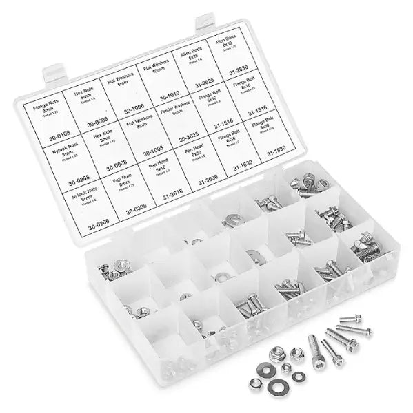 Motion Pro Motorcycle Metric Hardware Kit 180 Piece
