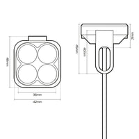 oxford motorcycle cube light