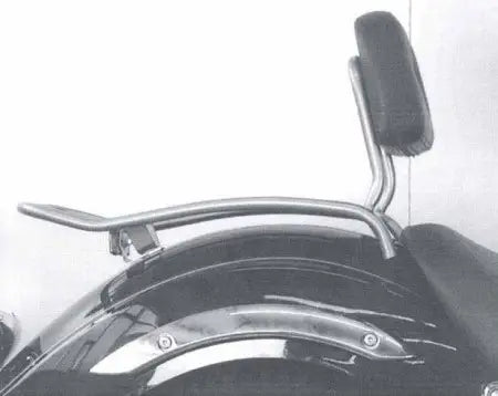 Hepco & Becker Solorack With Back Rest Yamaha XVS 125 / 250 Drag Star 2000-2004