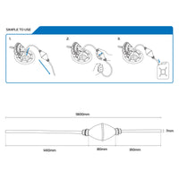 oxford motorcycle fuel syphon