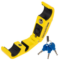 oxford motorcycle brake lock alarm yellow