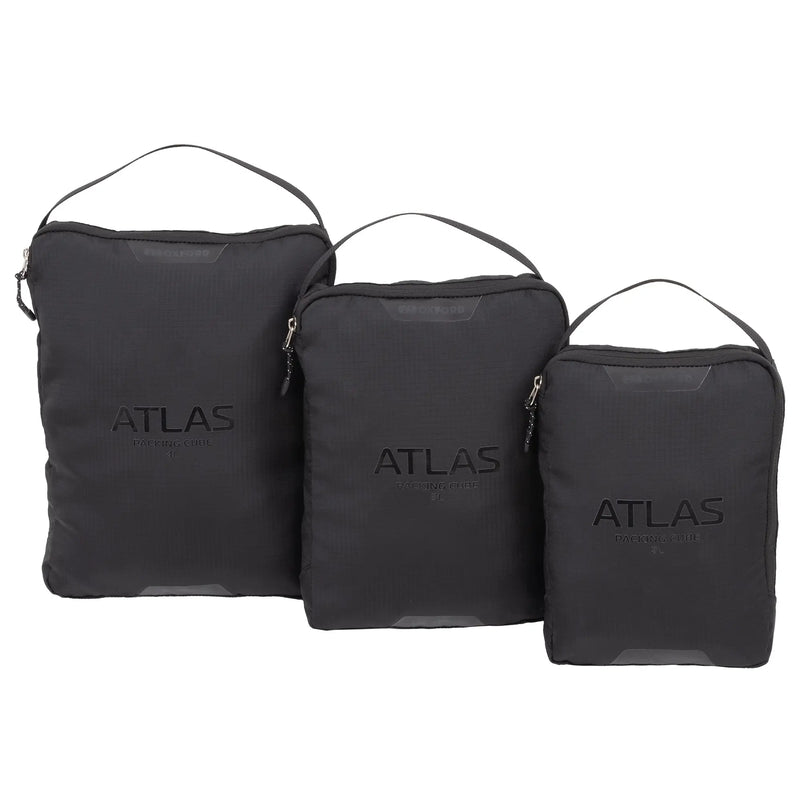 oxford atlas packing cubes 3 pack black