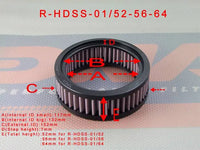 DNA Filters Harley Davidson S&S E&G Teardrop Housing Air Filter
