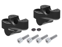 Hepco & Becker Offset Handlebar Riser Honda CB 650 F 2014-2020 30mm Up / 21mm Back Black