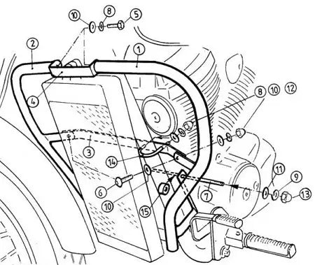 Hepco & Becker Crash Bars Honda VT 750 D2 Black Widow