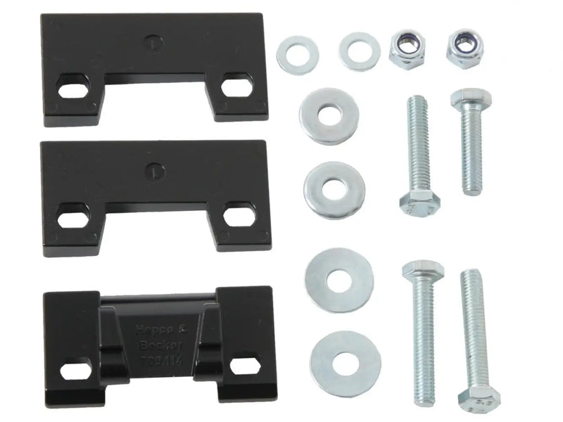 Hepco & Becker Adapter with Spacers for Alu-Standard Side Cases
