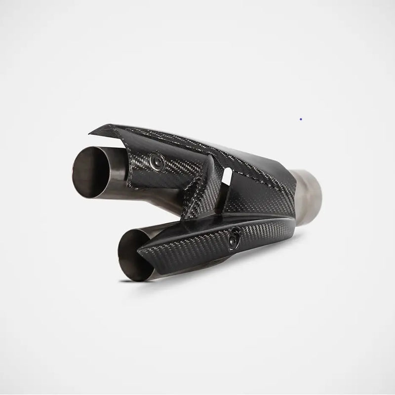 zard exhaust 1 2 link pipe triumph speed triple 1200 rs rr 2021 stainless steel