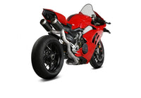 MIVV Exhaust Full High Mount MK3 Ducati Panigale V4 2018- Carbon Fiber