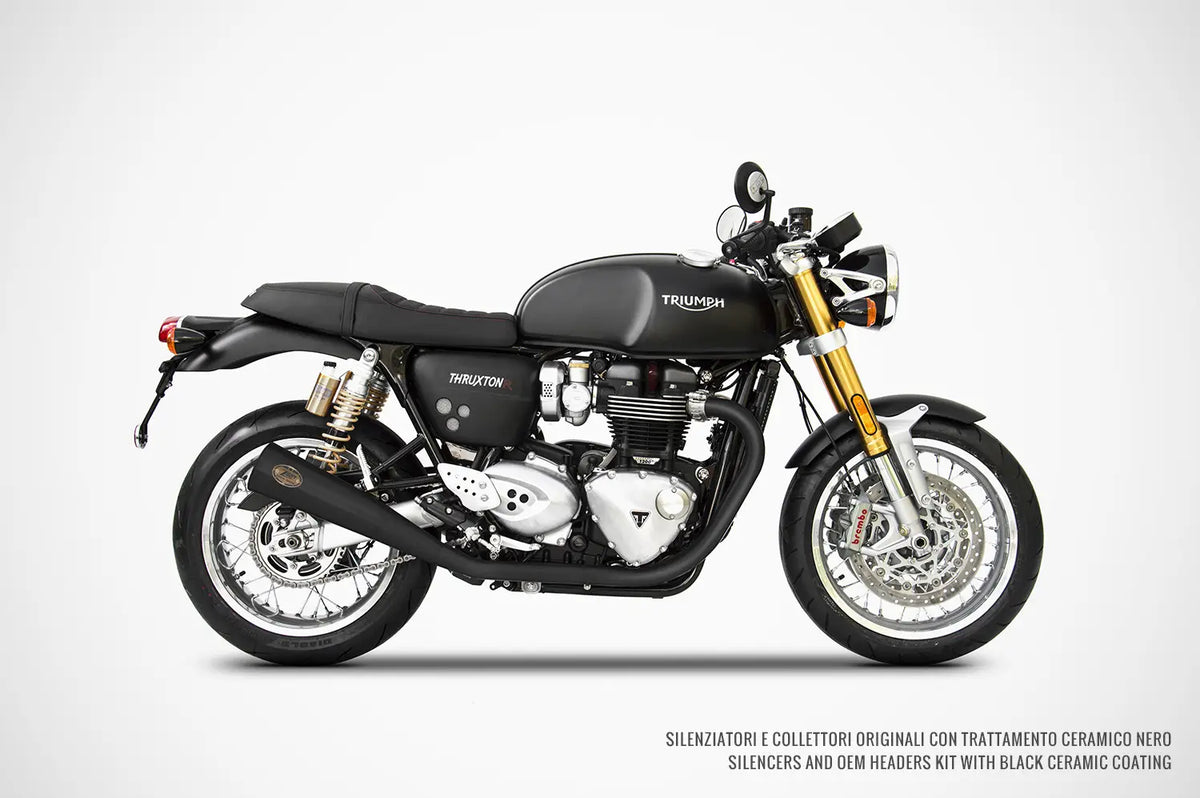 ZARD Exhaust N.2 Slip-Ons Triumph Thruxton R – Moto Machines
