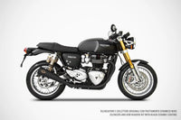 zard exhaust n 2 slip ons triumph thruxton r