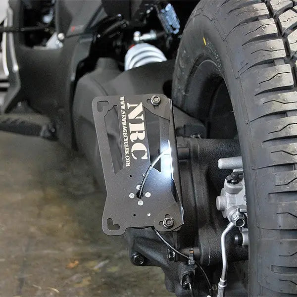 New Rage Cycles Side Mount License Plate Bracket For Can- Am Ryker 2019-2021