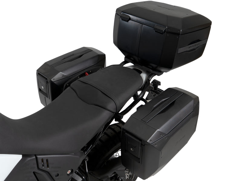 Hepco & Becker Smartrack Set with Xcore Topcase Ducati DesertX V2