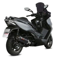 MIVV Exhaust Oval Slip-On Kymco Xciting 400 2013- Black