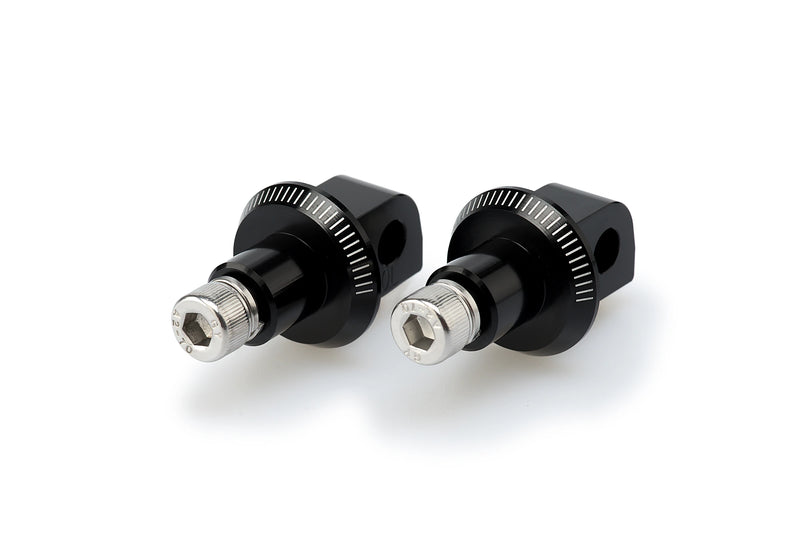 puig passenger footpeg adapters suzuki gsx s1000 f 2015 black