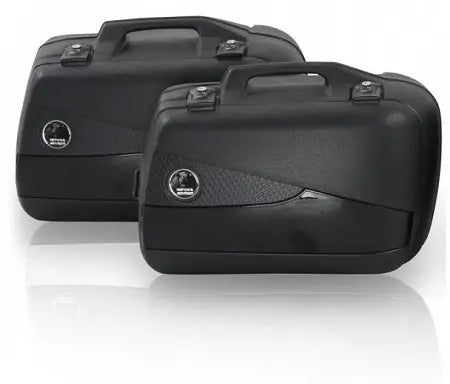 Hepco & Becker Junior Flash 40 Left / 30 Right Enduro Hard Case Set Gloss Black