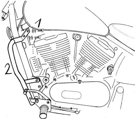 Hepco & Becker Crash Bars Kawasaki VN 800