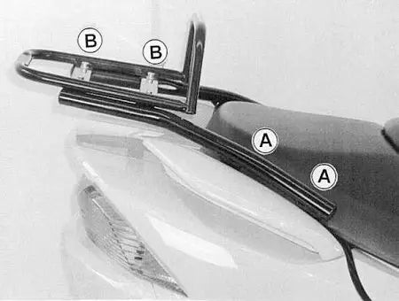 Hepco & Becker Rear Rack Suzuki Burgman 125 up to 06'