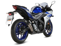 MIVV Exhaust Double Gun Slip-On Yamaha YZF R3 2015-2025 Black