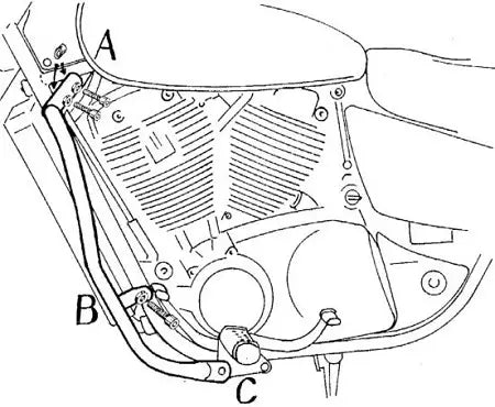 Hepco & Becker Crash Bars Honda VT 1100 C3 Shadow