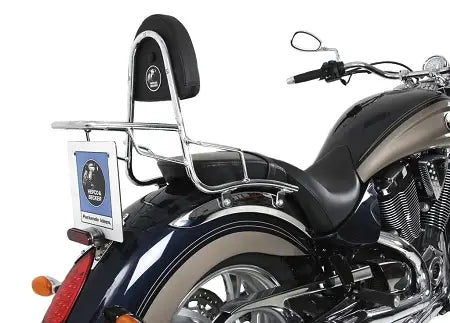 Hepco & Becker Sissy Bar Victory Kingpin With Rear Rack