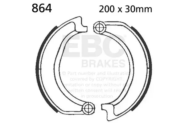 ebc brake pads for bmw r 50 5 1969 1976