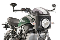 puig retro semi fairing matte black yamaha xsr700 2016 2020
