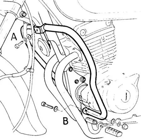 Hepco & Becker Crash Bars Suzuki GZ 250