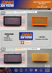 DNA Filters KTM 690 Duke 2012- Air Filter