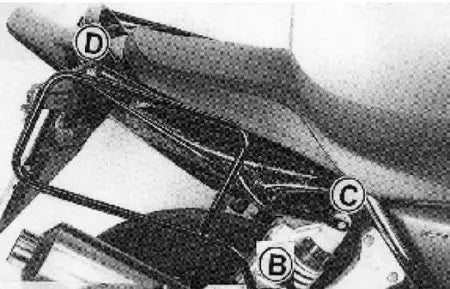 Hepco & Becker Side Carrier Honda CB 1300 from 03 09'