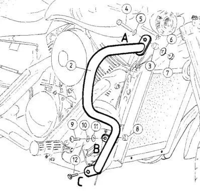 Hepco & Becker Crash Bars Suzuki VZ 1600 Marauder / M 1600 Intruder