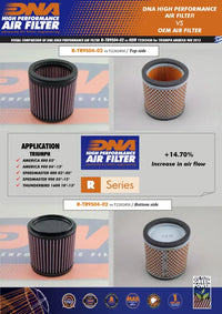 DNA Filters Triumph Speedmaster 800 / 900 2003-2018 Air Filter