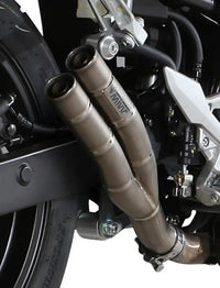 MIVV Exhaust Double Gun Slip-On Honda CB500F 2016- Titanium