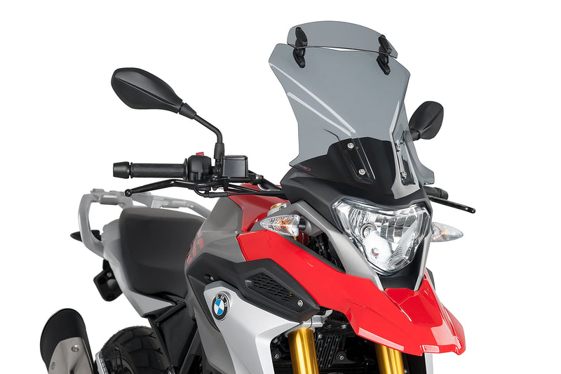 puig touring windshield with visor bmw g310gs 2017 smoke