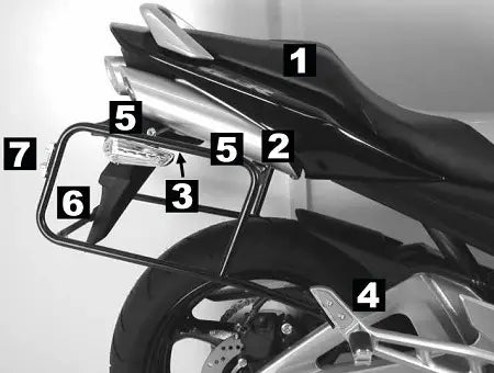 Hepco & Becker Side Carrier Suzuki GSR 600