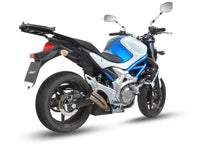 MIVV Exhaust Double Gun Slip-On Suzuki Gladius 2009-2015 Titanium