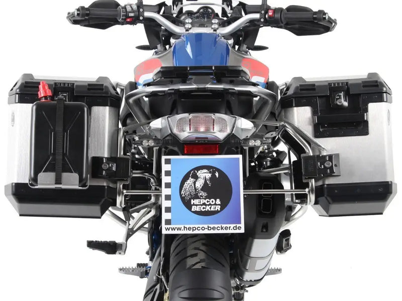 hepco becker cutout side carrier kit bmw r1200gs lc adventure 2013 14 r1250gs adventure 2018