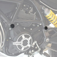 pyramid plastics frame end caps for ducati scrambler monster 797