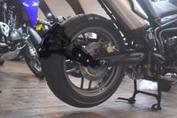 pyramid plastics rear spray guard matte black for triumph tiger 800