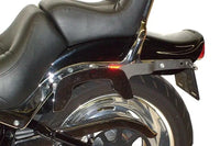 hepco becker leather bag holder harley davidson fxstc flstsb flstf