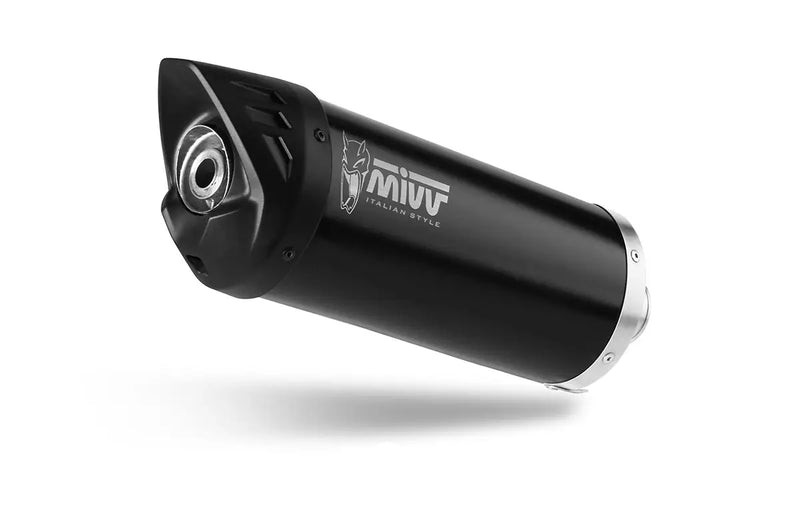 MIVV Exhaust Slip-On Mover Suzuki Burgman 400 2017-2020 Black