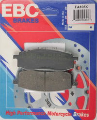 EBC Brake Pads For Yamaha TT 350 A 3GJ 1986-1987