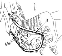 Hepco & Becker Crash Bars Yamaha XT 600 E from 95'