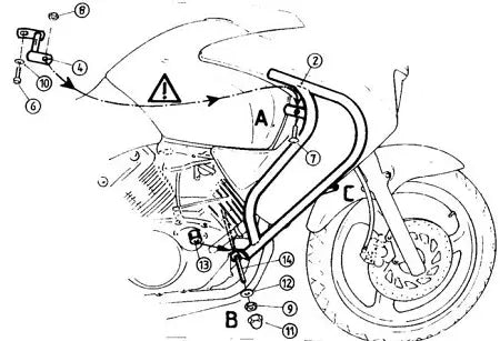 Hepco & Becker Crash Bars Honda Varadero 125 up to 06'