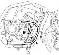 Hepco & Becker Crash Bars Yamaha FZS 1000 Fazer