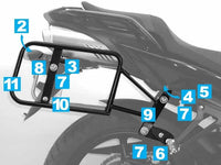 Hepco & Becker Lock-it Side Carrier Yamaha FZ 6 / Fazer
