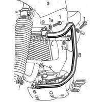 Hepco & Becker Upper Crash Bars Yamaha XTZ 660 Tenere from 94'